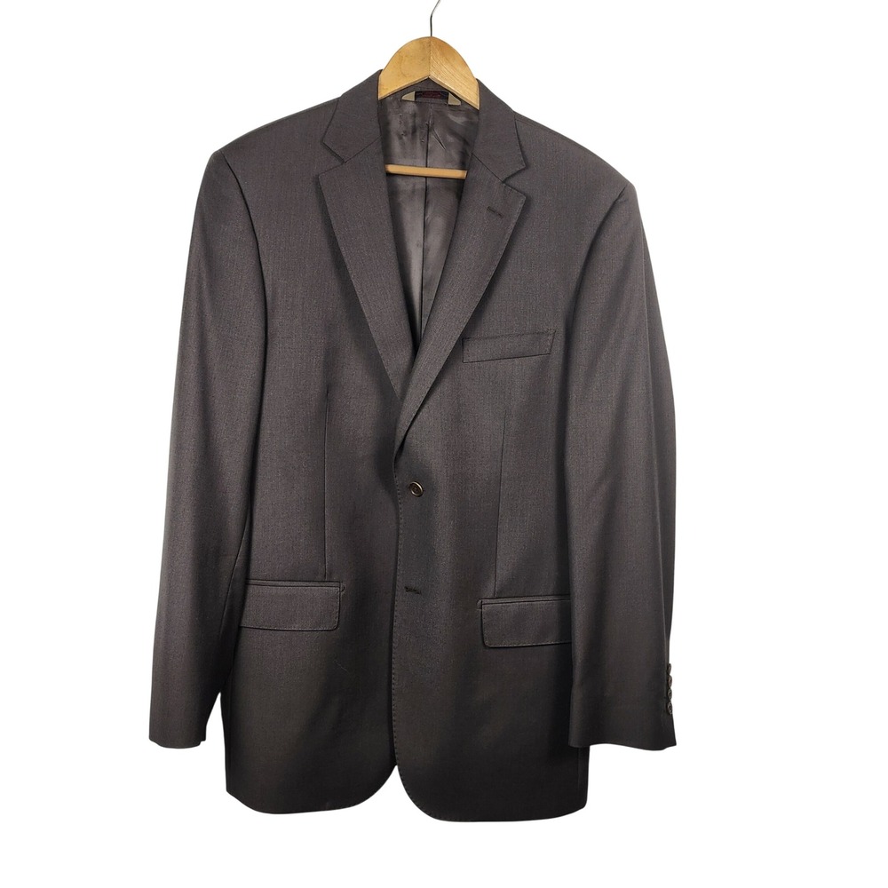Pronto Uomo Signature Blazer Mens 42L Brown Super 120s Wool Made in Italy Casual